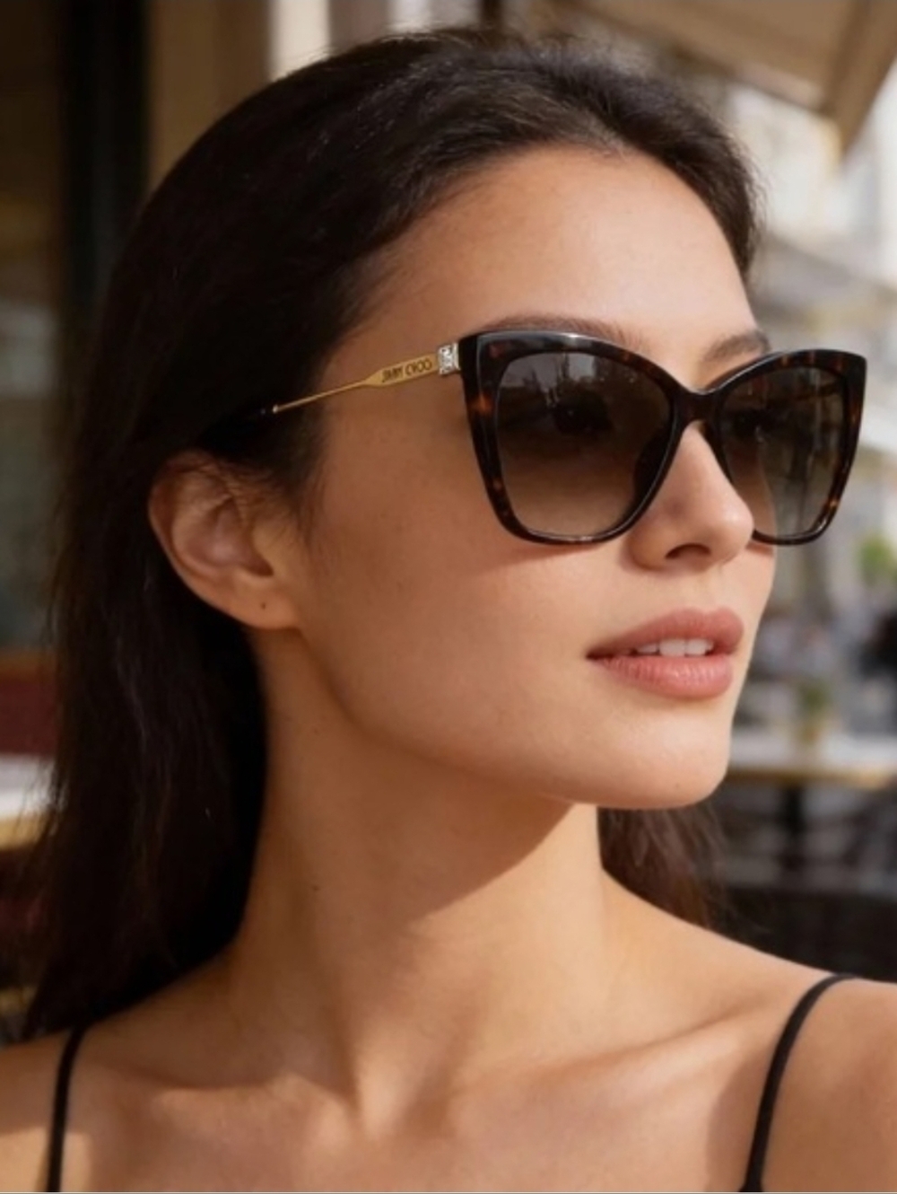 Jimmy Choo Tortoiseshell Cat Eye